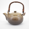 japanese brown terracotta teapot 0,80L BIZEN KAZE