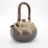 théière marron japonaise en terre cuite 0,80L BIZEN KAZE