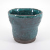 japanese blue turquois teacup in ceramic HISUIMARUCHI