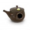 japanese kyusu teapot earth Tokoname, UZUMAKI, multicolour
