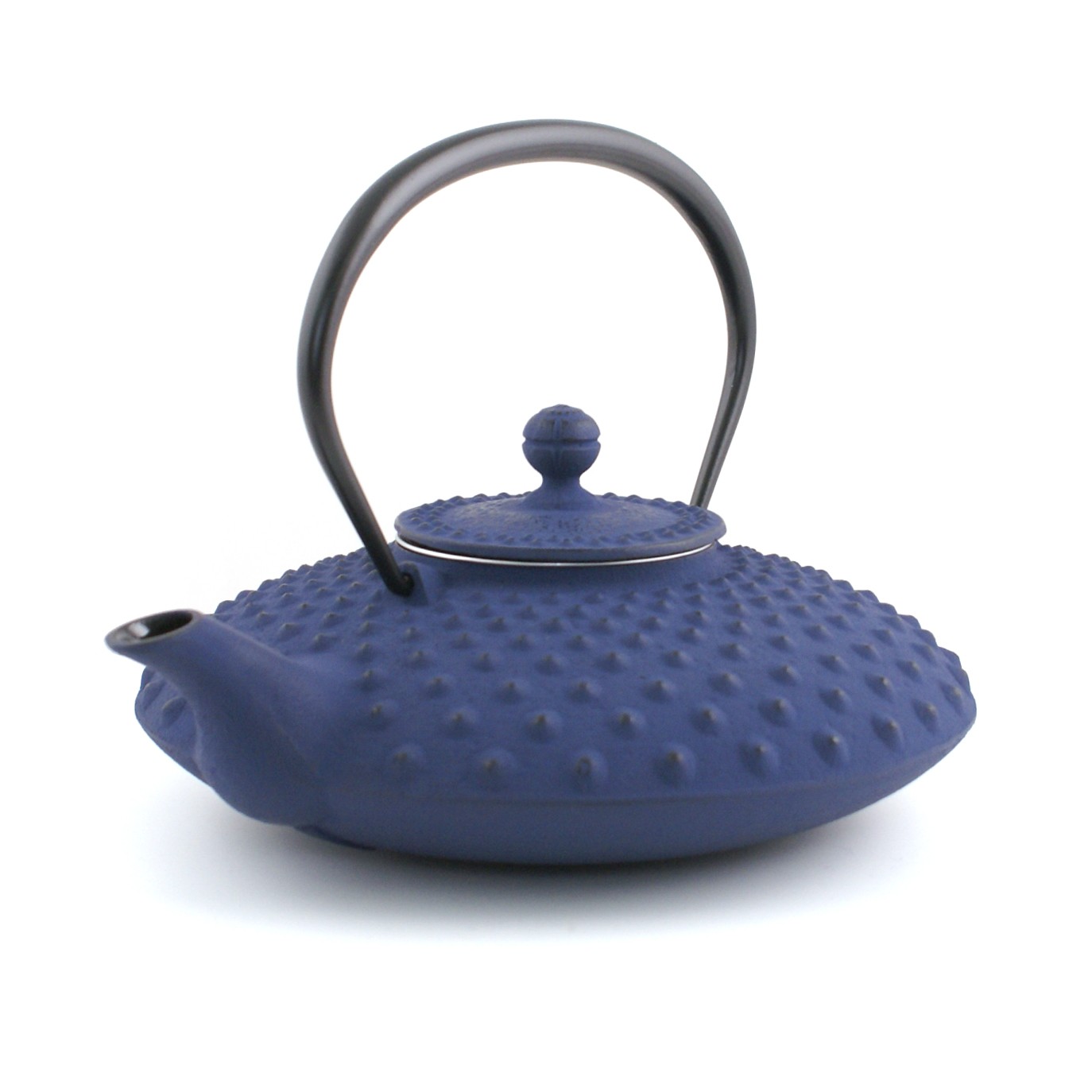 Japanese teapot cast iron, IWACHU KAMBIN 0,5lt, blue