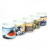 set japonais de 5 tasses à saké 258619 Ukiyo-E