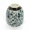 Taza de té japonesa de ceramica, SUÎTO azul