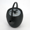 Japanese prestige round cast iron teapot, CHÛSHIN KÔBÔ MARUTSUTU, NAMI, 1.1 L