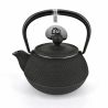 Japanese cast iron teapot - IWACHU ARARE - 0.32 lt - black