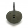 Japanese cast iron teapot. IWACHU. HAKEME black. 0.65lt