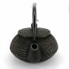 Tetera japonesa de hierro fundido - IWACHU KINGYO - 0.65 lt - oro negro