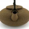 Tetera japonesa de hierro fundido - WAZUQU ITOME - 0,7lt - marrón