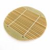 Oval bamboo coaster - BAMBOO ENKEI