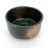 Black ceramic bowl for tea ceremony - EREGANTONA KURO