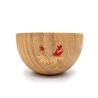 Japanese wooden bowl, autumn leaves - MOMIJI