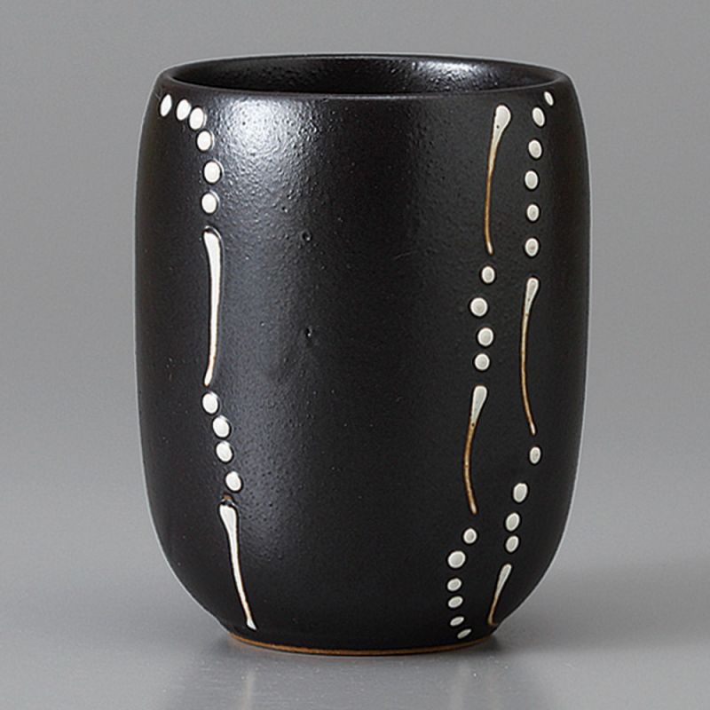 Japanese gray ceramic teacup 4003721D
