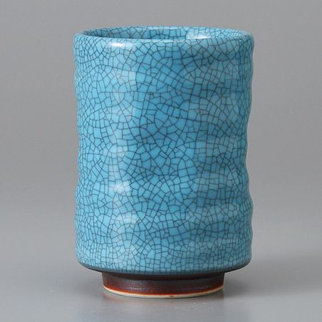 blue japanese teacup Yunomi