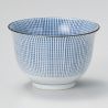 japanische Teetasse, SENDAN TOKUSA SENCHA, blaue Linien