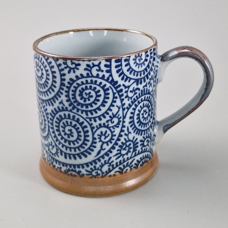 Taza de té de cerámica japonesa - TAKO KARAKUSA