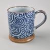 Japanese ceramic tea mug - TAKO KARAKUSA