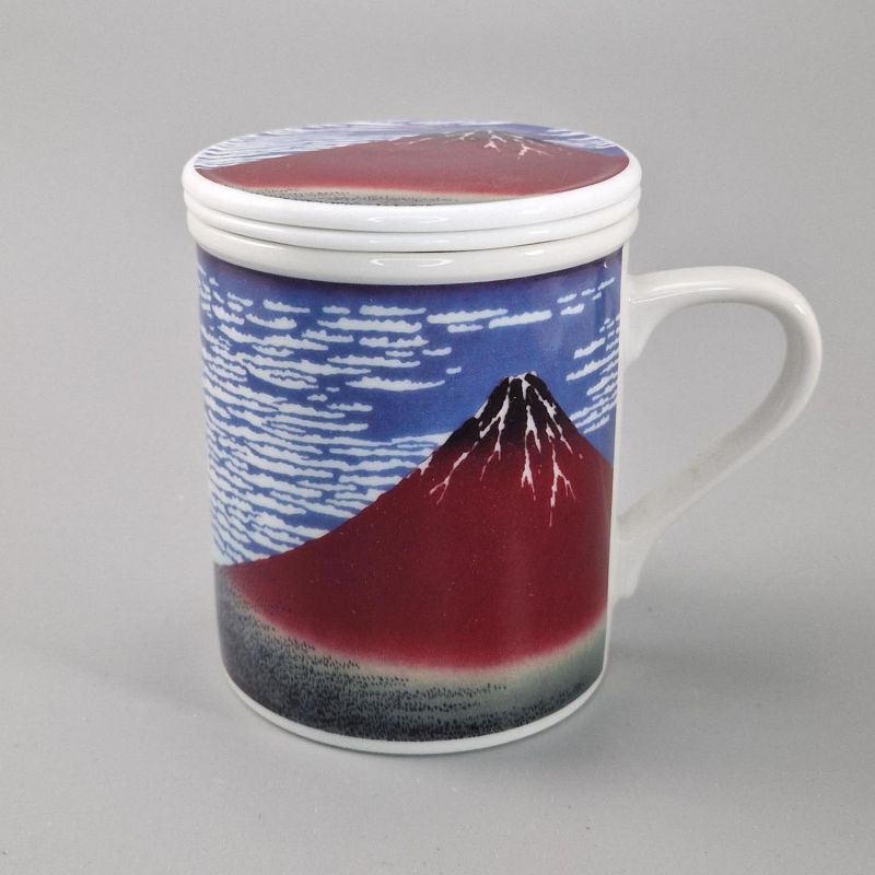 taza tradicional japonesa, GAIFÛKAISEI, monte fuji