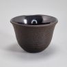 Tasse bronze en fonte du Japon émaillée, ROJI ITOME