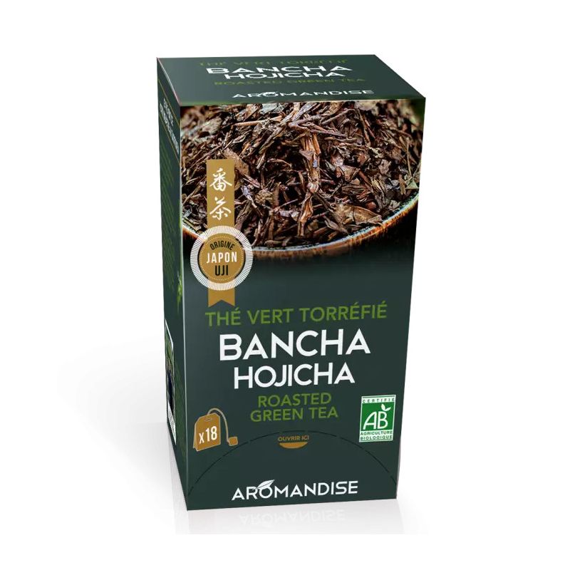 Organic Sencha and Ginger green tea in bags - SHOGA