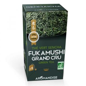 Thé vert Bio Grand Cru Fukamushi Sencha en infusettes- FUKAMUSHI