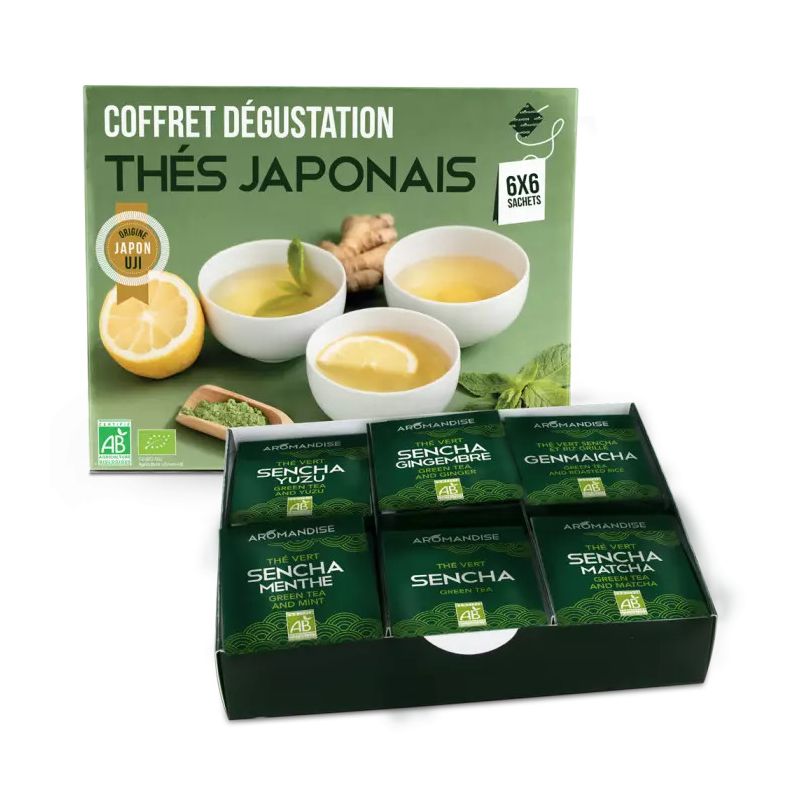 Organic Grand Cru Fukamushi Sencha green tea in bags - FUKAMUSHI