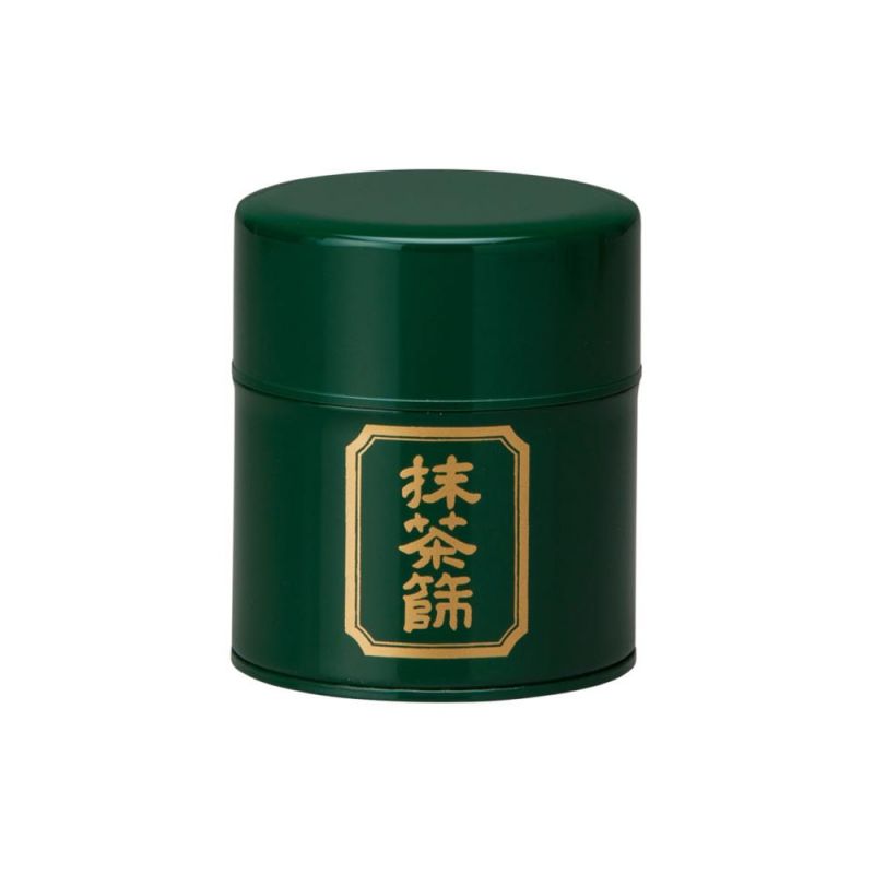 Boîte à thé japonaise vert en métal, MATCHA BURUI, 150 g