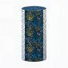 Japanese blue tea box in washi paper, HANAGOYOMI, 200 g