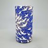 Boîte à thé japonaise bleu en papier washi - SHIROTSURU - 200gr